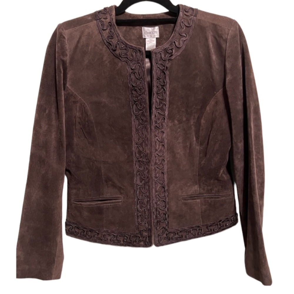 Chico’s Leather Jacket